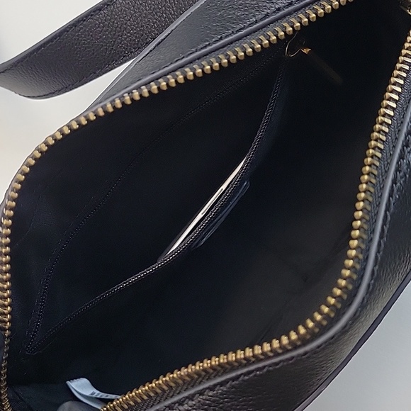 NWT Fossil Bryce Small Crossbody Black Leather Bag - Picture 15 of 17